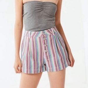 Urban Outfitters BDG vertical striped high waisted denim jeans size 4